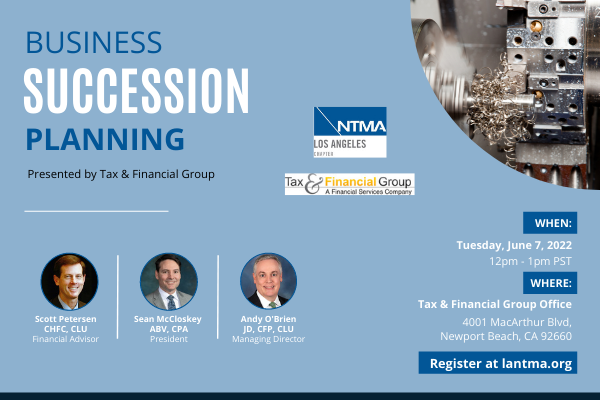 Business Succession Planning Event Email Banner